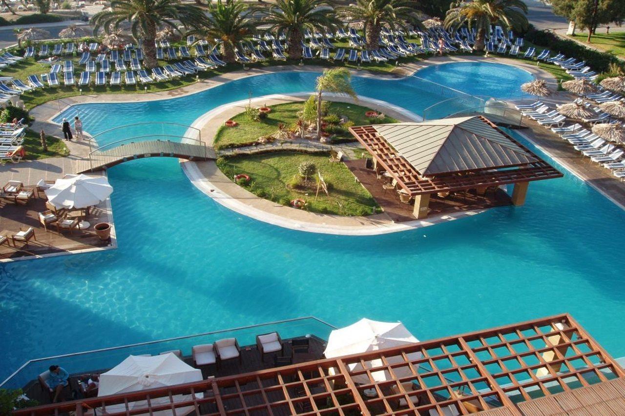Oceanis Beach Hotel Иксиа Экстерьер фото