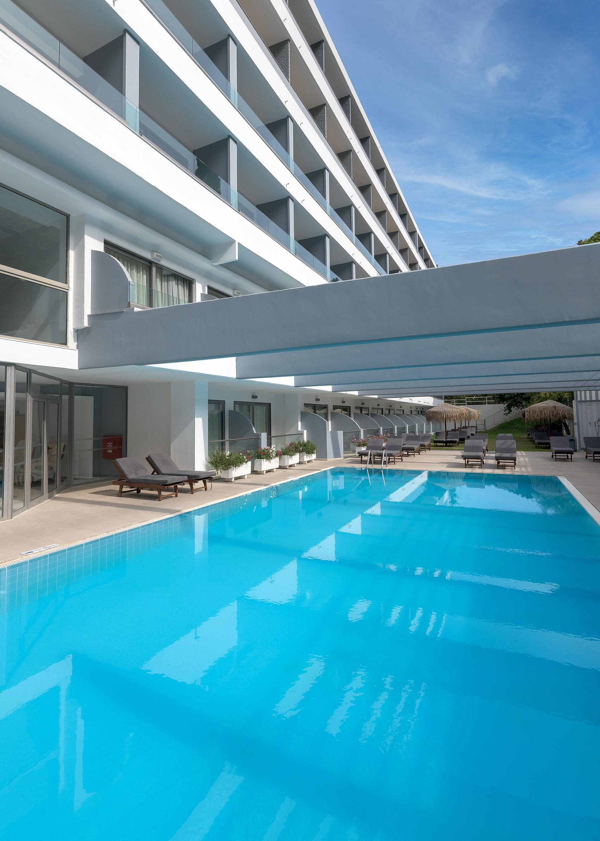 Oceanis Beach Hotel Иксиа Экстерьер фото
