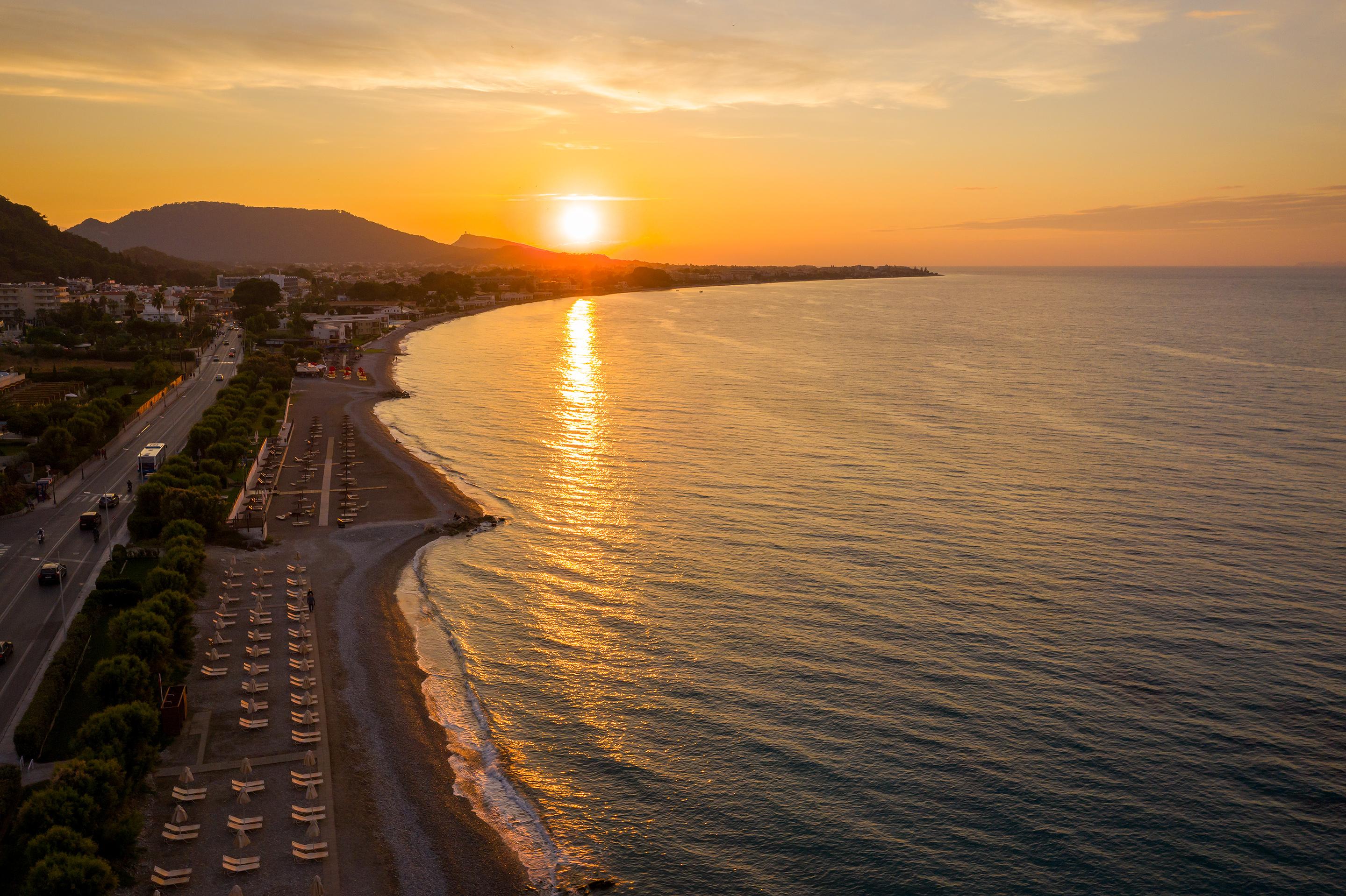 Oceanis Beach Hotel Иксиа Экстерьер фото