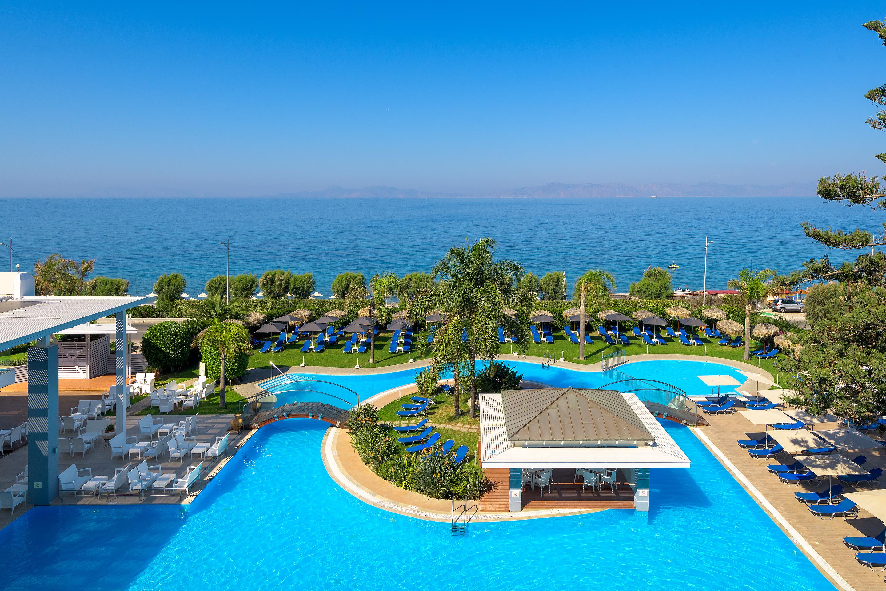 Oceanis Beach Hotel Иксиа Экстерьер фото