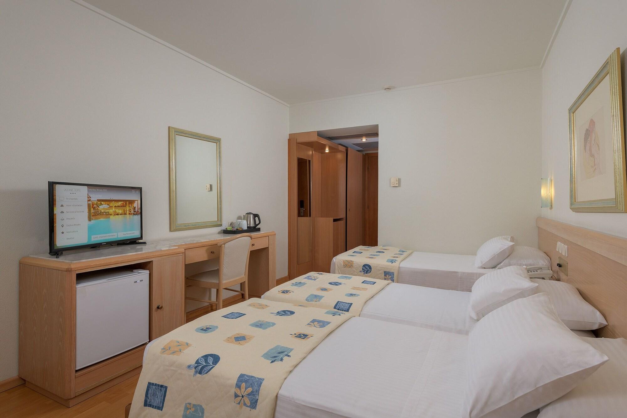 Oceanis Beach Hotel Иксиа Экстерьер фото