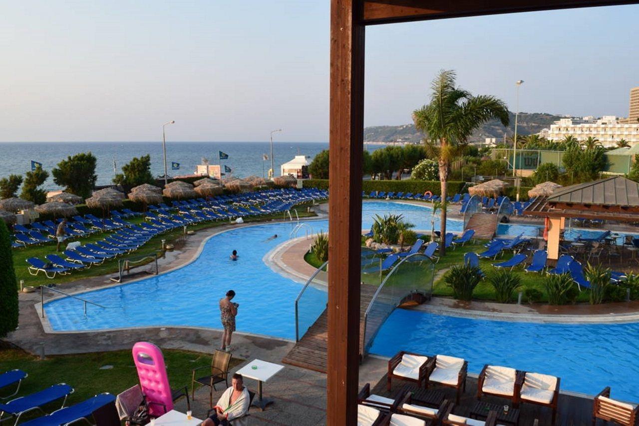 Oceanis Beach Hotel Иксиа Экстерьер фото